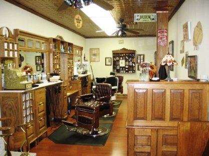 Various photos from the TBS Barbershops' shops